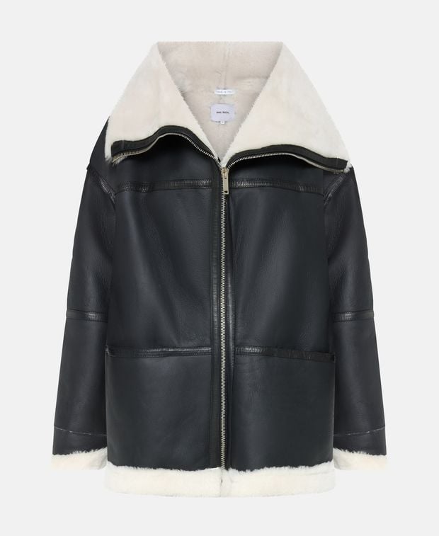 Halfboy Leather jacket Montone