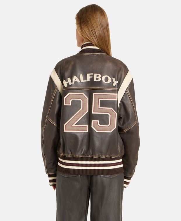 Halfboy Leather blouson