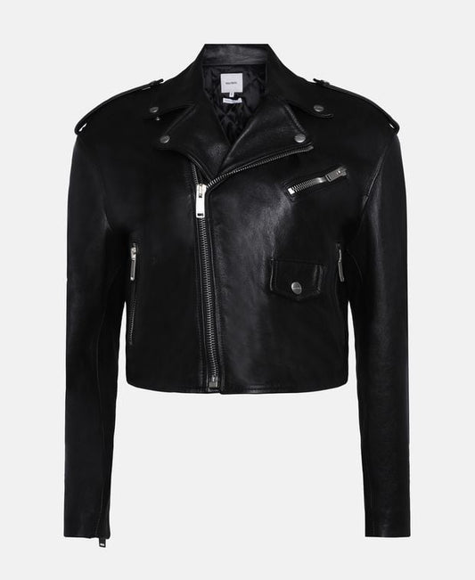 Halfboy Leather jacket Chiodo