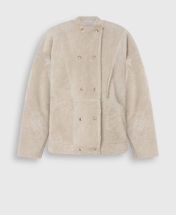 Halfboy Lamb fur jacket Aviator