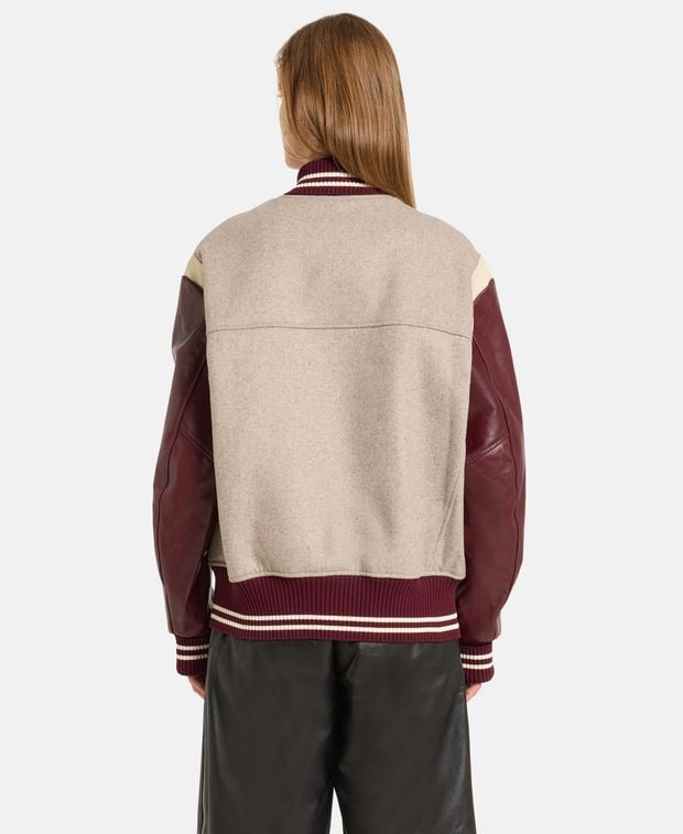 Halfboy Wool-blend bomber jacket