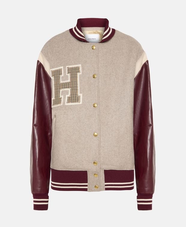 Halfboy Wool-blend bomber jacket