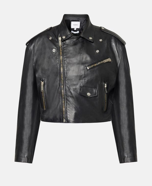 Halfboy Leather jacket Chiodo