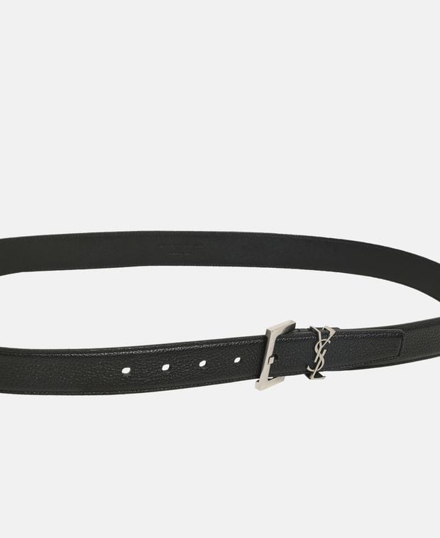 Saint Laurent Leather belt Cassandre
