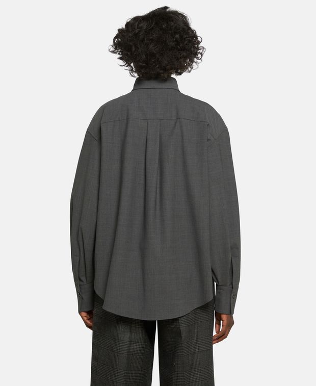 Brunello Cucinelli Wool-blend blouse