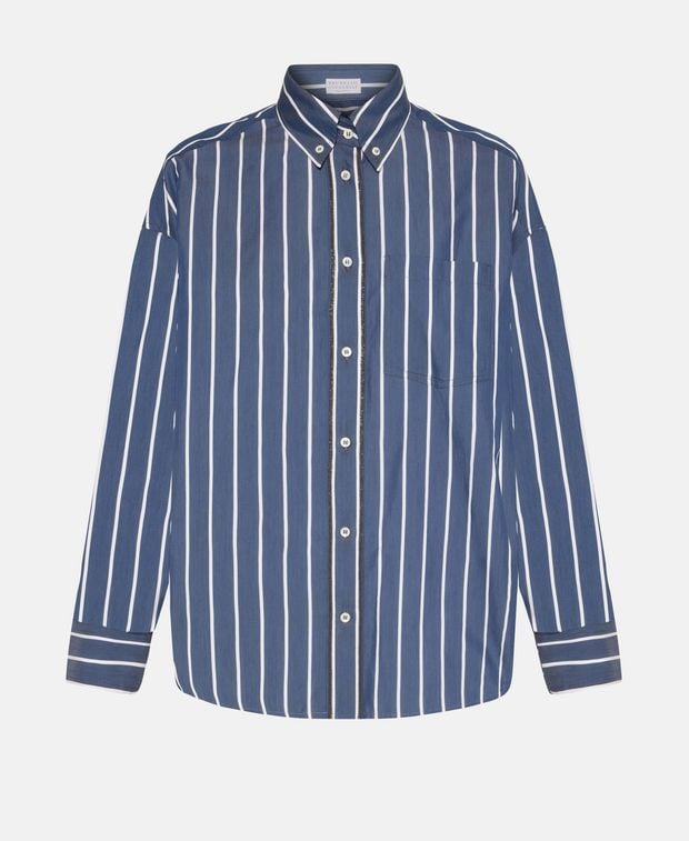Brunello Cucinelli Silk-blend blouse
