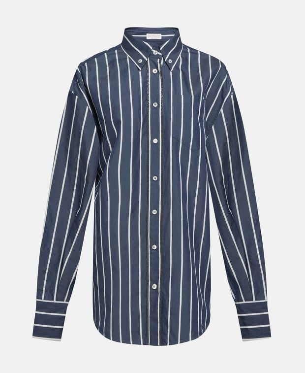 Brunello Cucinelli Silk-blend blouse