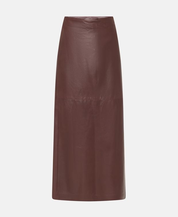 Brunello Cucinelli Leather skirt