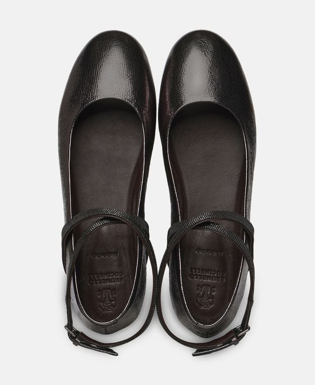 Brunello Cucinelli Ballerina flat with straps