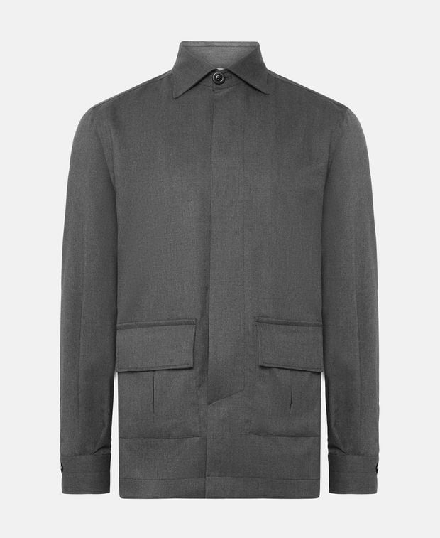 Boglioli Wool-blend overshirt