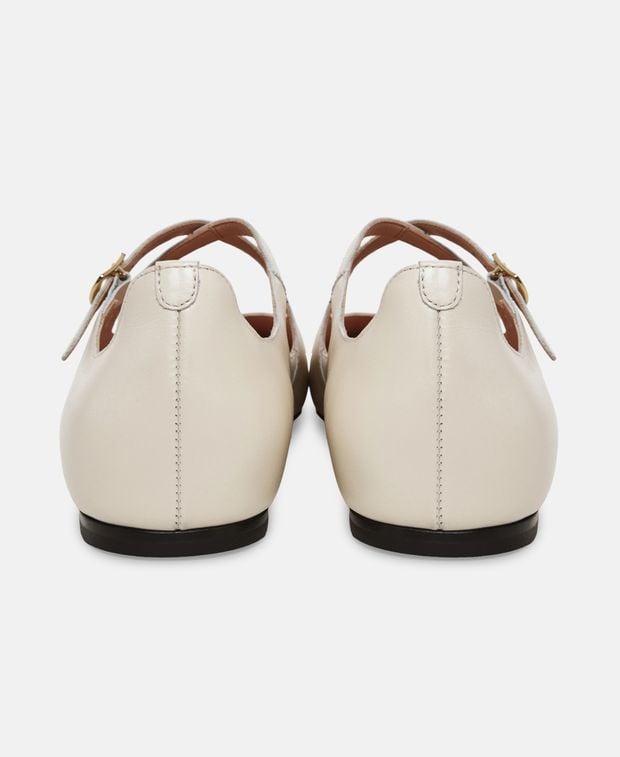 Bally Ballerina flat with straps Beliska