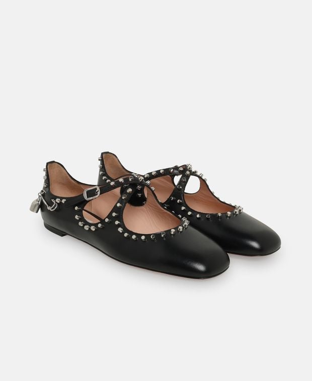 Bally Ballerina flat with straps Beliska