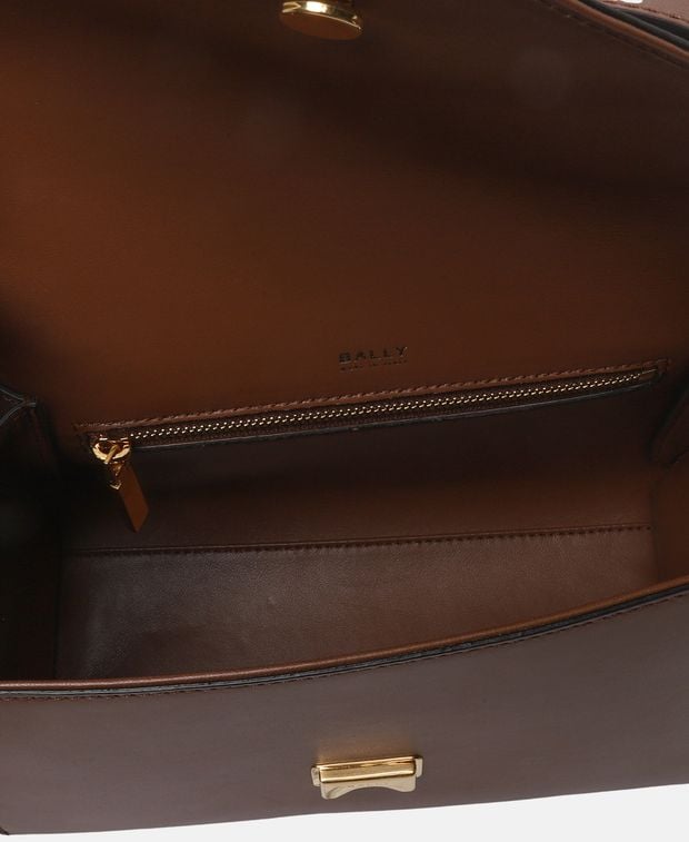 Bally Leather shoulder bag Emblem Trapeze