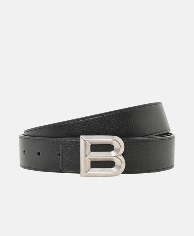 Bally Leather belt B Bold