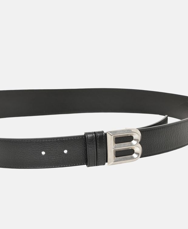 Bally Leather belt B Bold