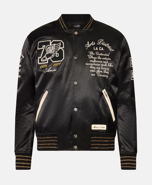 Amiri Wool-blend varsity jacket