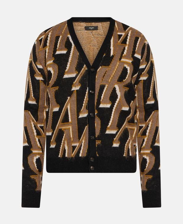 Amiri Wool-blend cardigan Repeat