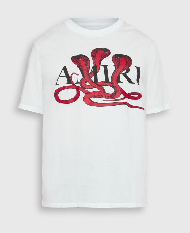 Amiri Crew neck t-shirt Snake