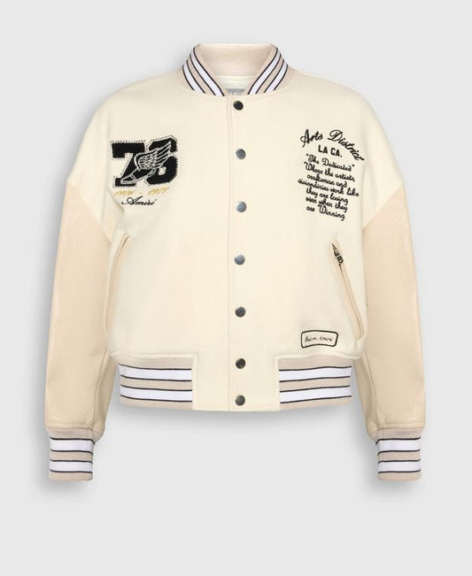 Amiri Wool-blend varsity jacket Eagle