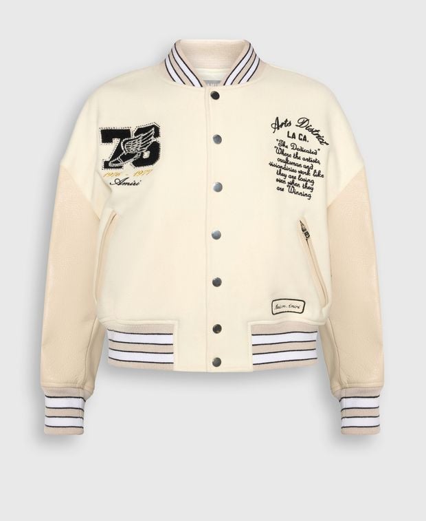 Amiri Wool-blend varsity jacket Eagle