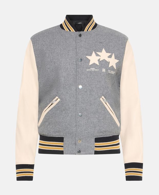 Amiri Wool-blend varsity jacket