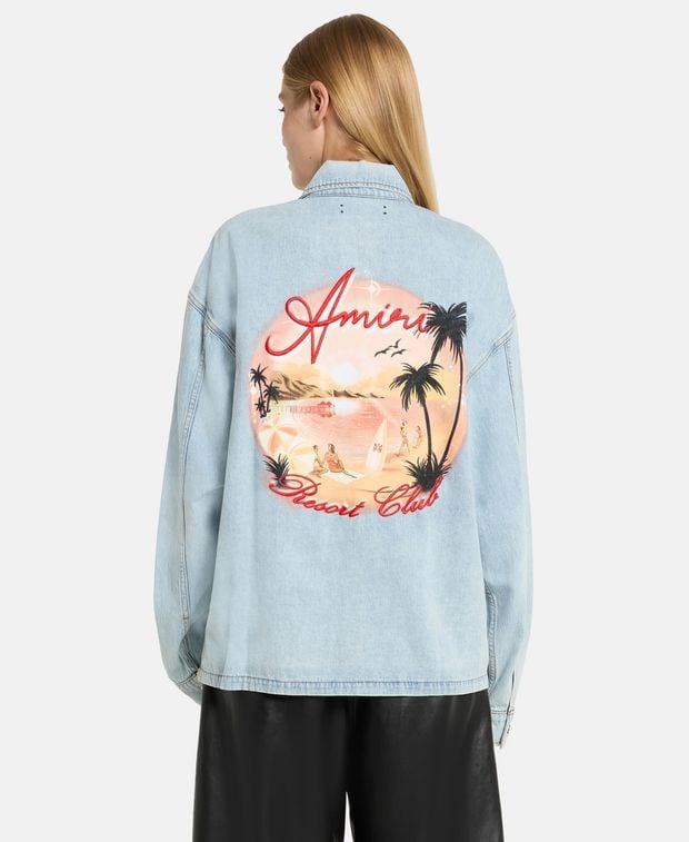 Amiri Denim jacket Paradise