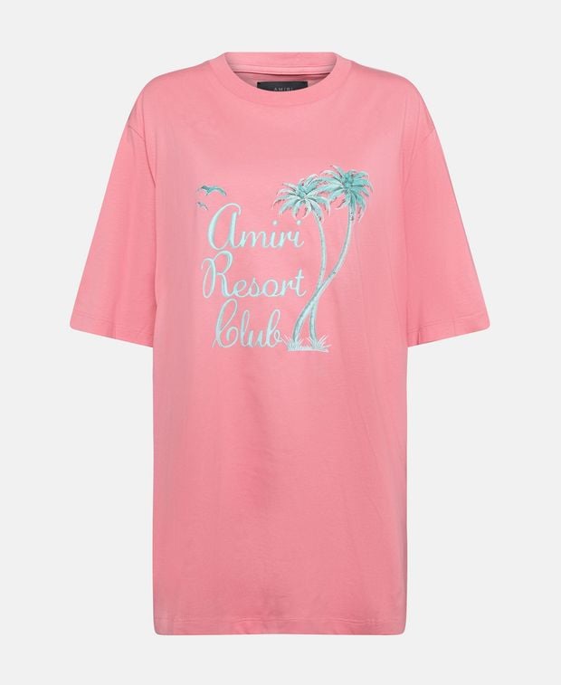 Amiri Crew neck t-shirt Twisted Palm Trees