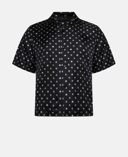 Amiri Short sleeve silk shirt