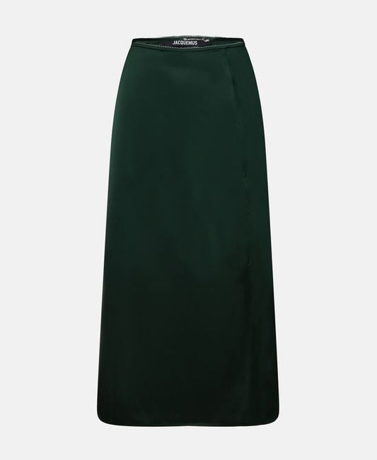 Jacquemus Satin skirt notte