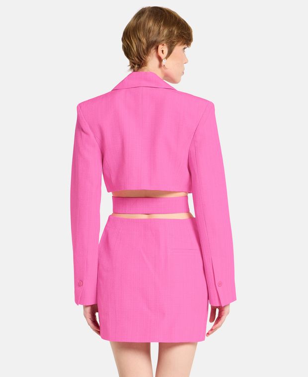 Jacquemus Silk-blend dress La Bore Bari