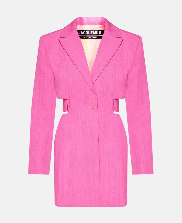 Jacquemus Silk-blend dress La Bore Bari