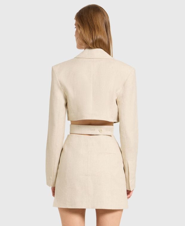 Jacquemus Silk-blend dress La Robe