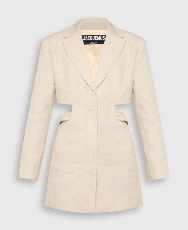 Jacquemus Silk-blend dress La Robe