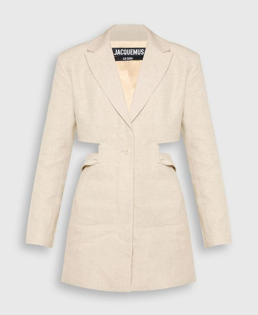 Jacquemus Silk-blend dress La Robe