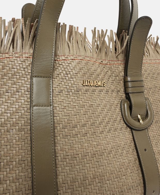 Jacquemus Leather tote bag Le Sac Tresse
