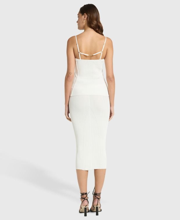 Jacquemus Ribbed tank top Sierra