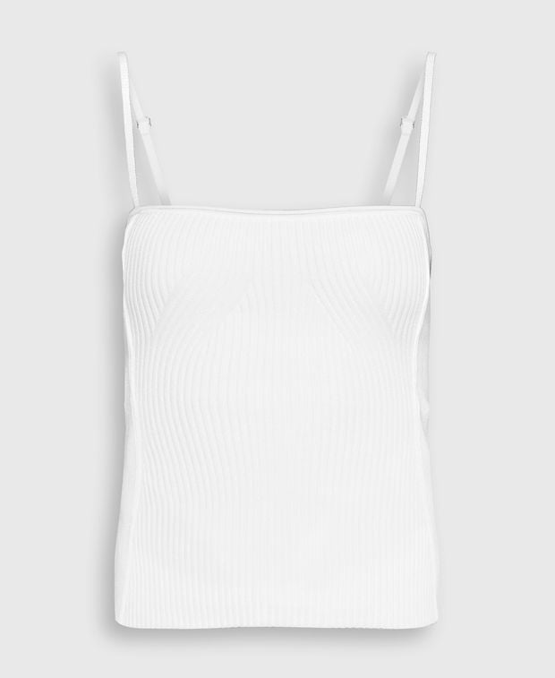 Jacquemus Ribbed tank top Sierra