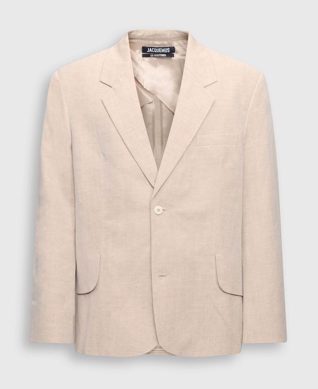 Jacquemus Linen-blend suit jacket Titolo