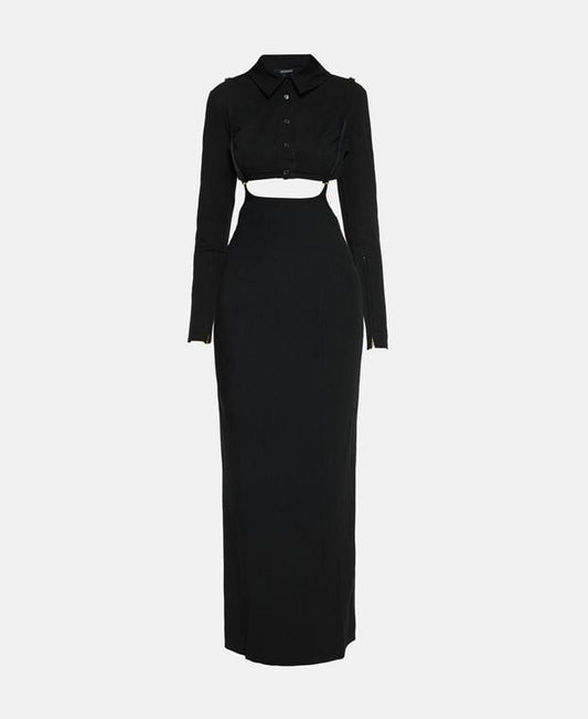 Jacquemus Linen-blend dress Draio