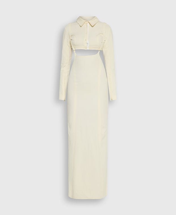 Jacquemus Linen-blend dress Draio
