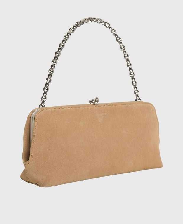 Jil Sander Leather Top Handle bag Goji