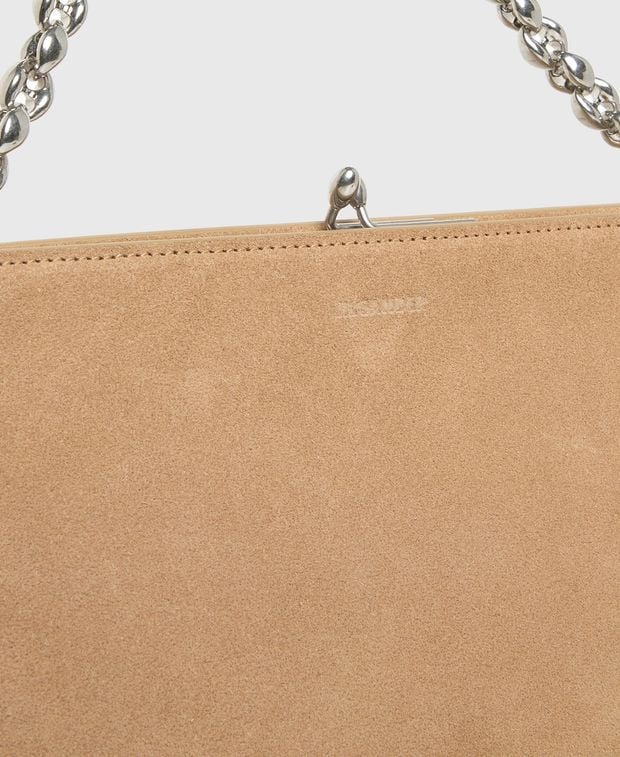 Jil Sander Leather Top Handle bag Goji