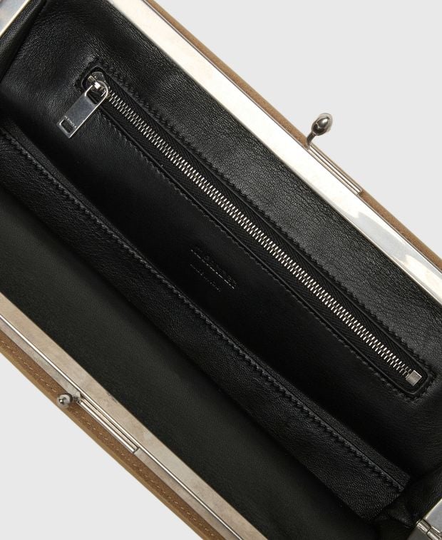 Jil Sander Leather Top Handle bag Goji