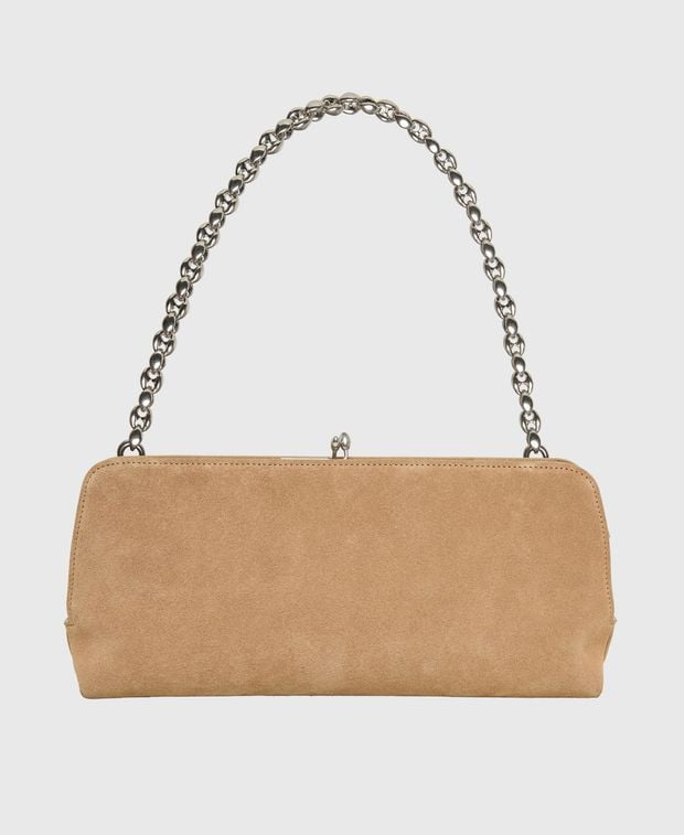 Jil Sander Leather Top Handle bag Goji