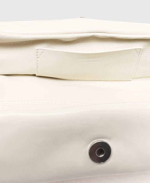 Jil Sander Leather shoulder bag Cannolo