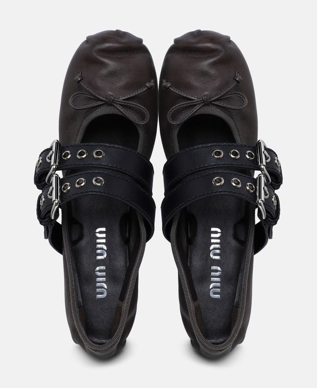 Miu Miu Ballerina flat with straps