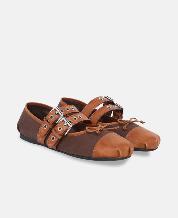 Miu Miu Ballerina flat with straps