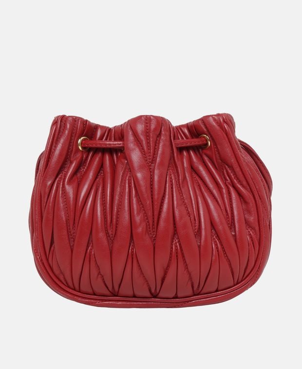 Miu Miu Leather bucketbag Matelassé