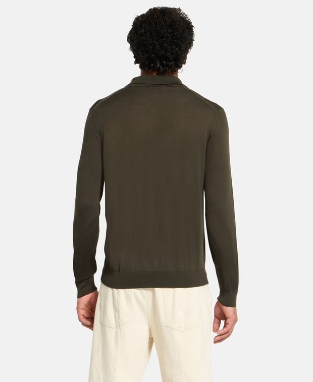 Prada Woolen long-sleeved polo