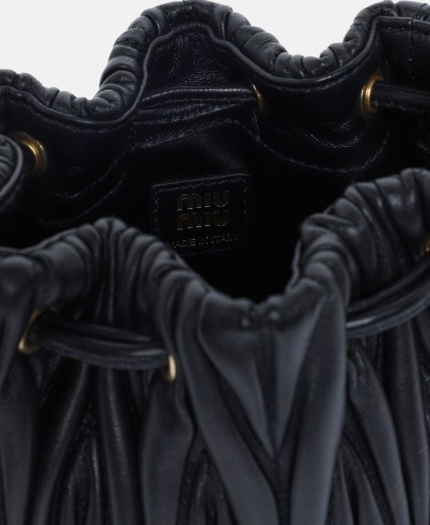 Miu Miu Leather bucketbag